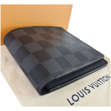 louis vuitton damier graphite canvas multiple wallet|damier graphite wallet.